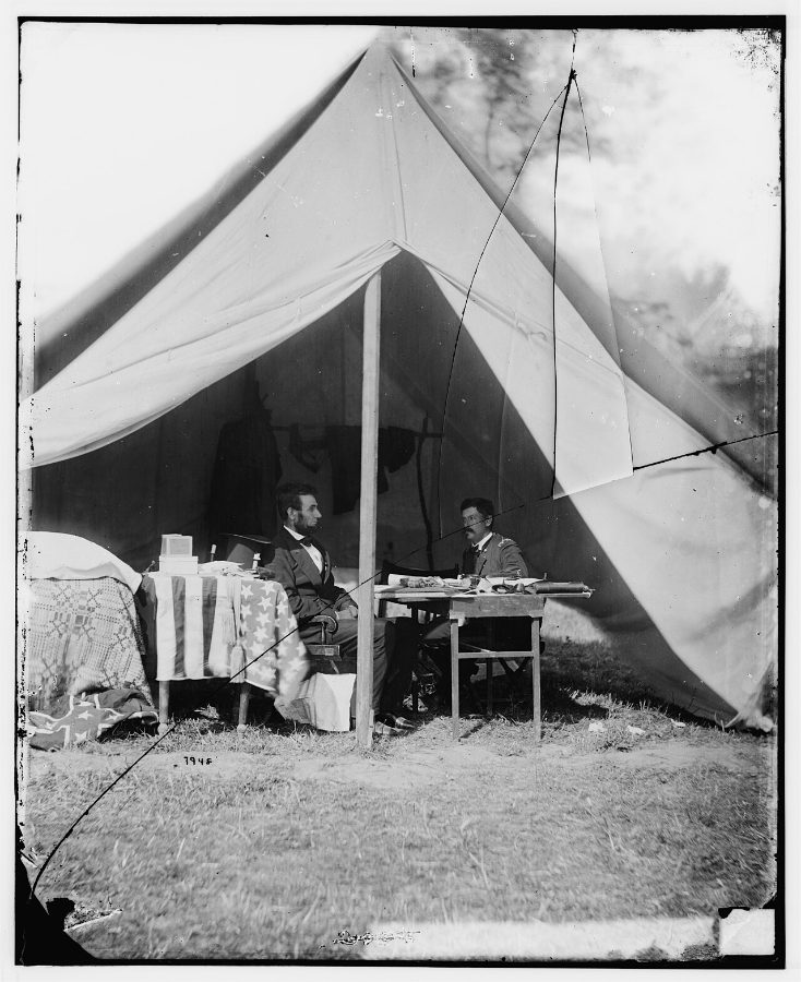 Lincoln and McClellan at Antietam