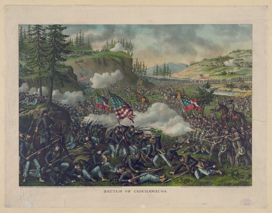 "Battle of Chickamauga" (Kurz & Allison)