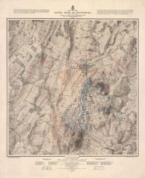 Bachelder survey map (1876), day 2