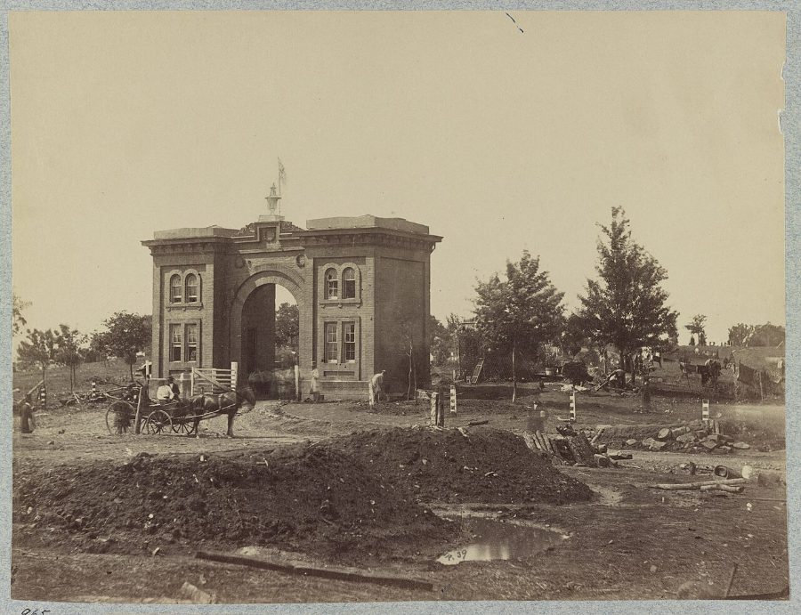 Evergreen Cemetery gate
