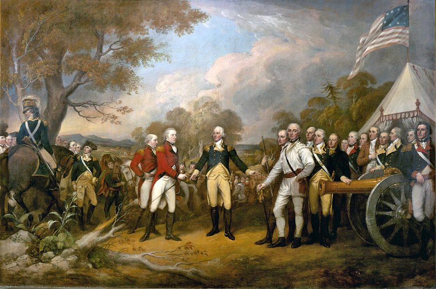 "Surrender of General Burgoyne" (Trumbull)
