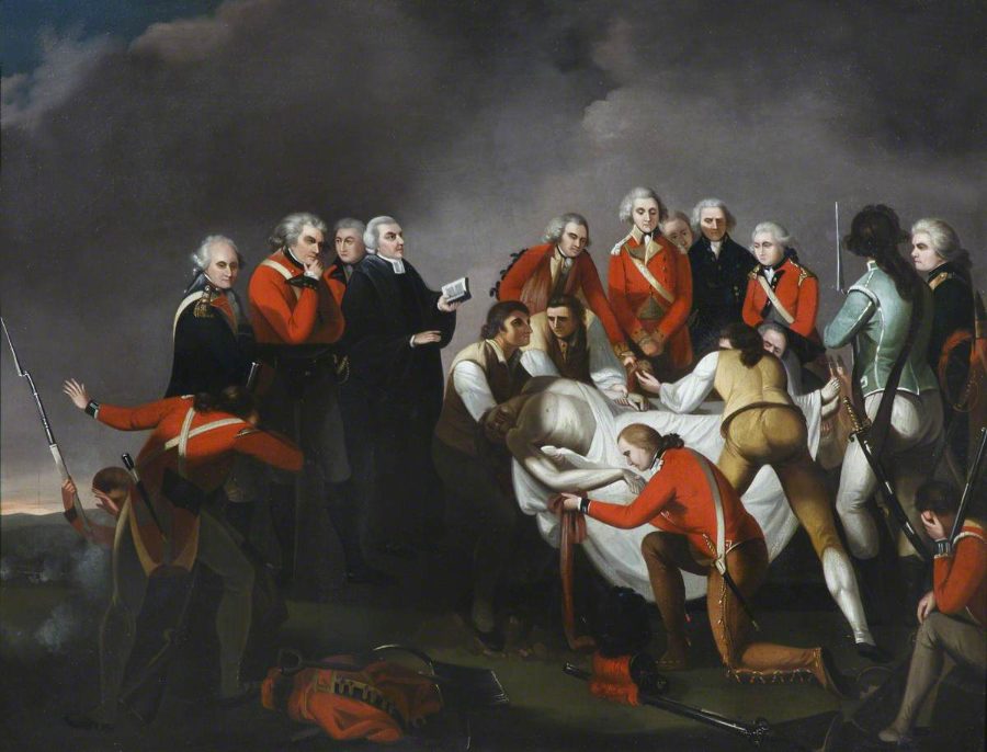 The burial of General Fraser