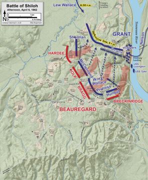 Jespersen map: Afternoon, 6 April