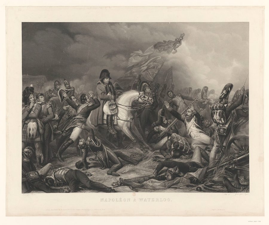 "Napoleon at Waterloo" (Steuben)